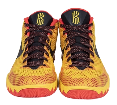 2014-15 Kyrie Irving Game-Used First Nike Kyrie 1 PE Sneakers (MEARS)